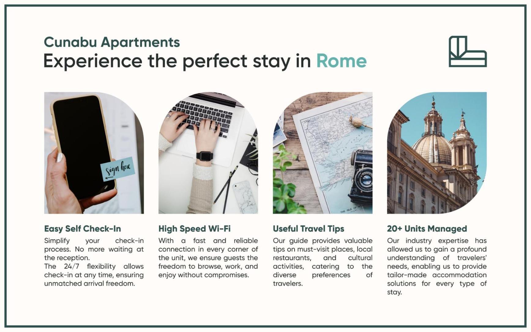 Cunabu Apartments Roma Exterior foto